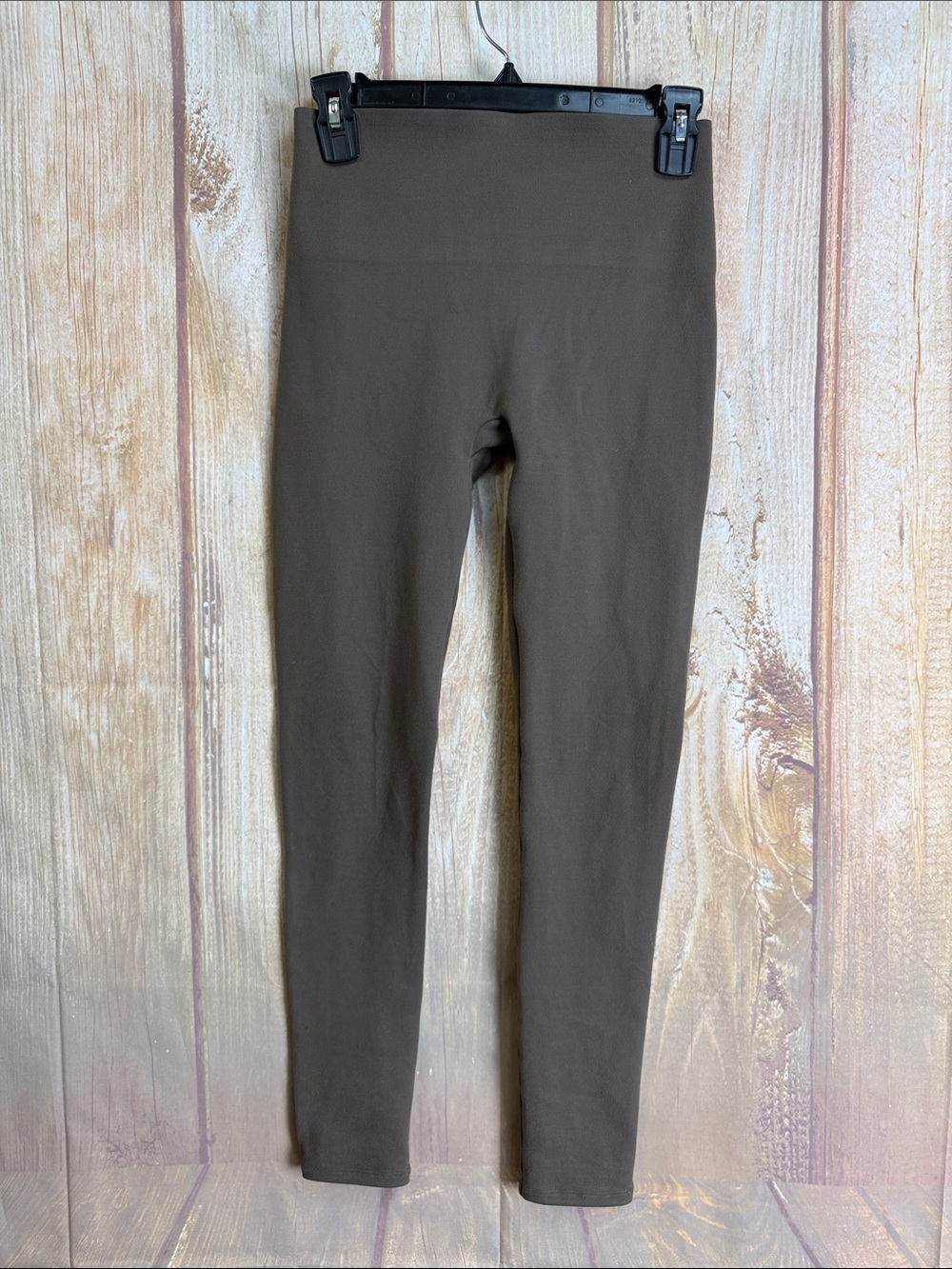 SPANX Thick Waistband PullOn Taupe Legging Size Small